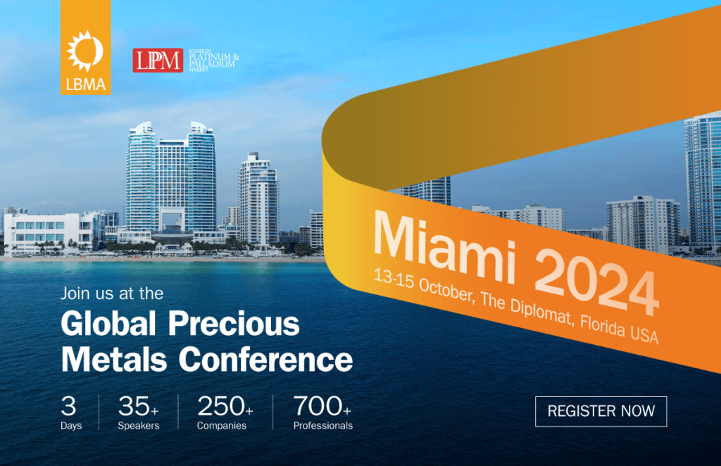 Singapore Bullion Market Association - LBMA/LPPM Global Precious Metals Conference 2024
