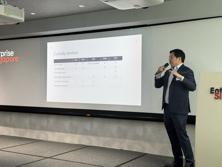 Singapore Bullion Market Association Certificate Presentation