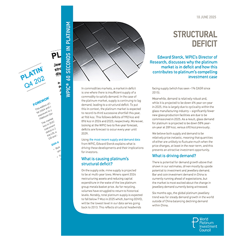 Singapore Bullion Market Association Platinum Corner